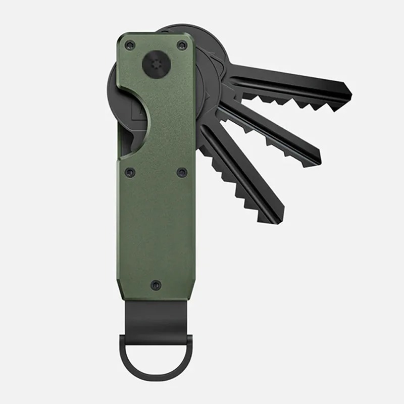 Chain Lock Combination - Organizzatore di Chiavi Compatto in Metallo,