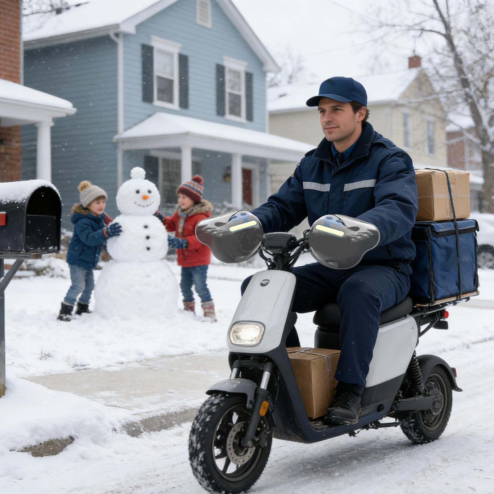 Winter Cycling Commute - Protezione invernale per scooter Antiscivolo Facile