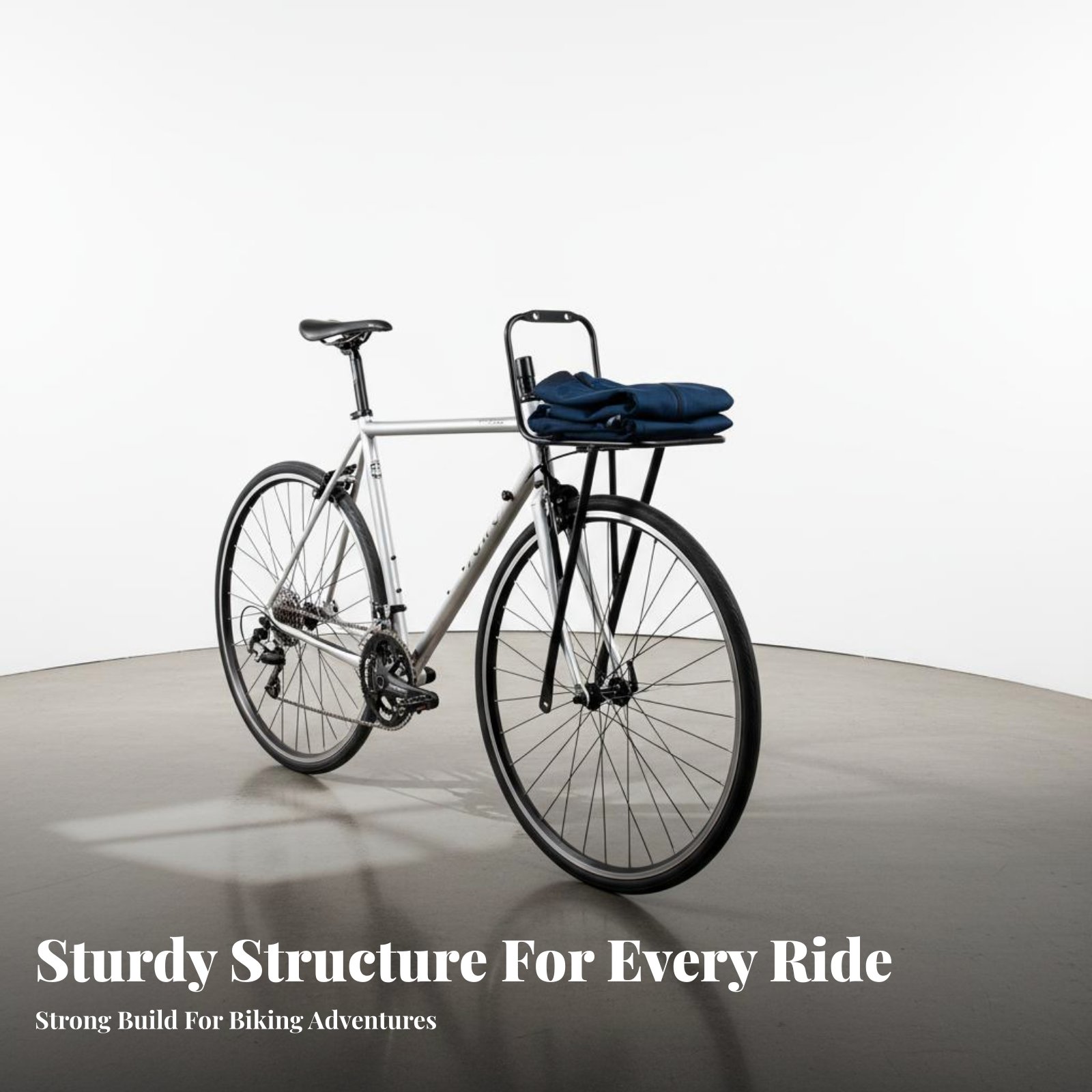 Cargo Rack Aluminum - Portapacchi Anteriore per Bicicletta in Alluminio