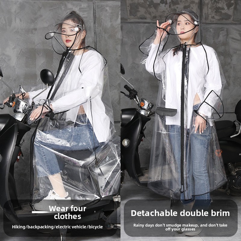 Poncho Impermeabile Trasparent - Cycling Commute In Rain recensione e prezzo