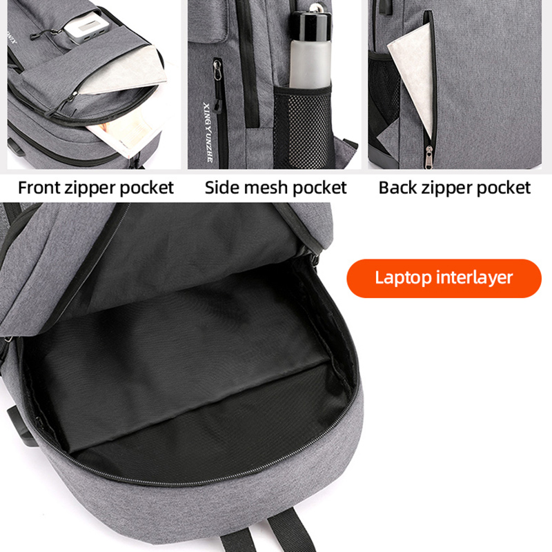 Zaino da uomo con ricarica USB - Cycling Commuter Backpack Laptop recensione e prezzo