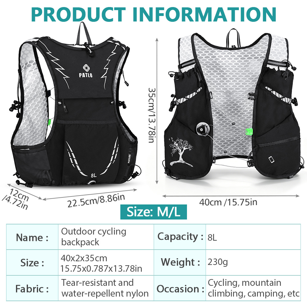 Zaino NEWBOLER 8L per Trail Ru - Cycling Commute Backpack recensione e prezzo